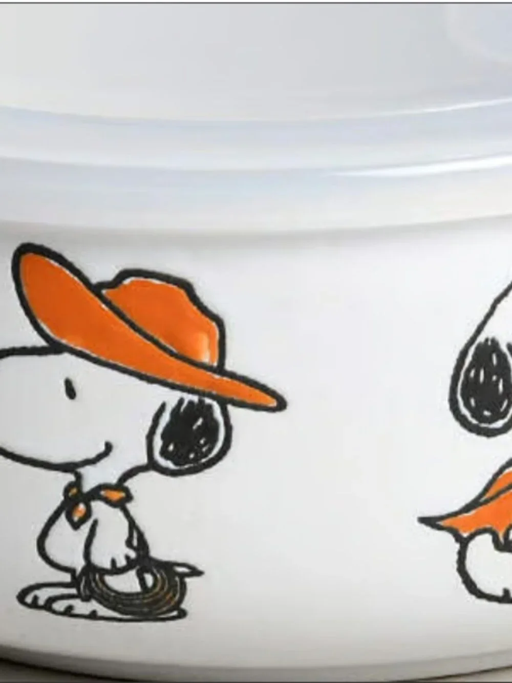NWT Peanuts 2 Snoopy bowl covered set Halloween and Candy Puffer Coat 2 pc
